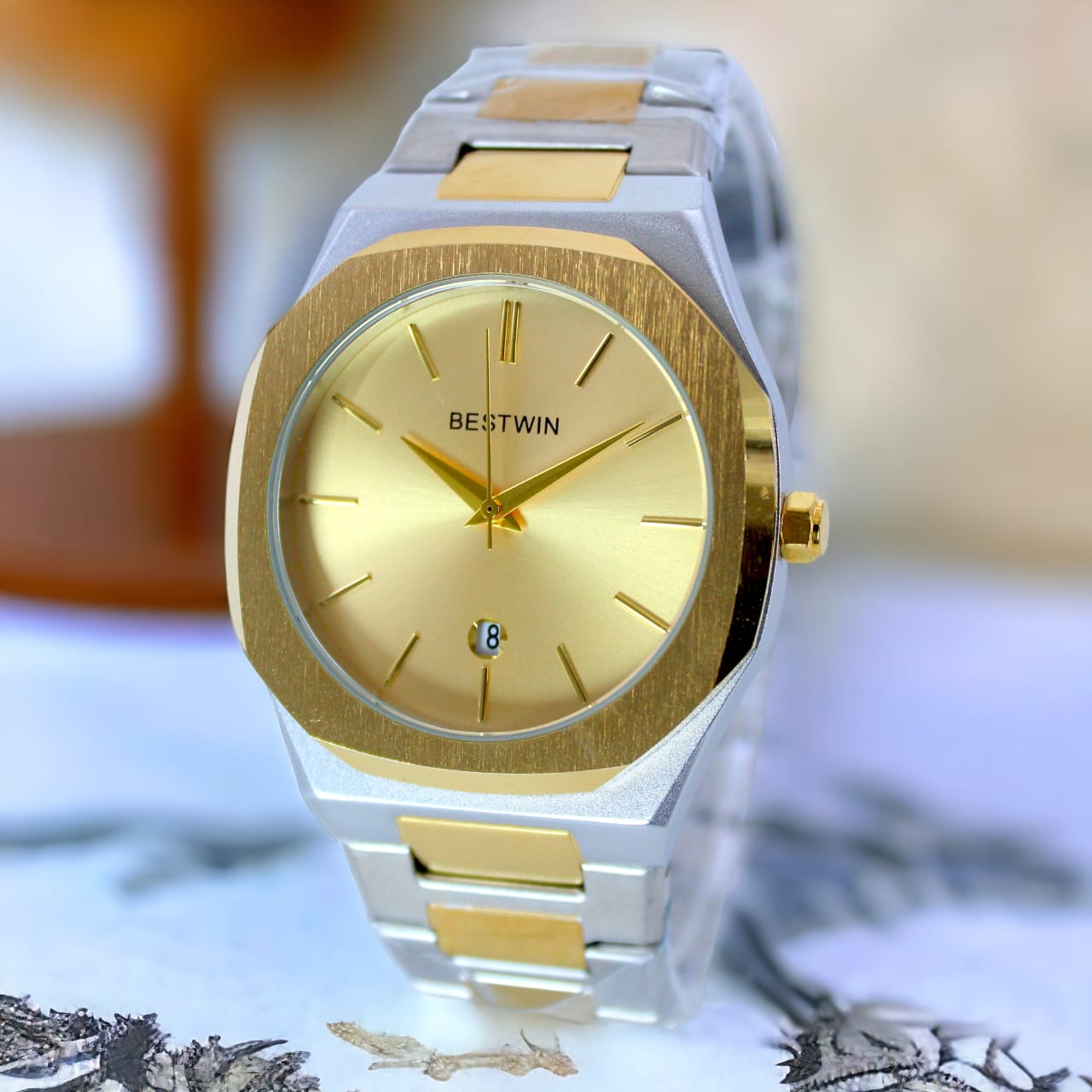 Bestwin Silver & Gold Watch