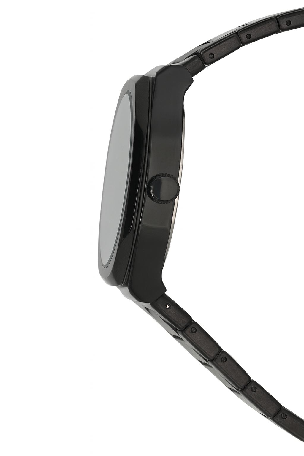 Black Aura Stainless Steel Arabic Dial Watch – Date working