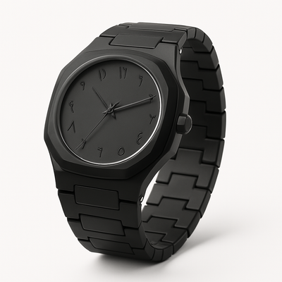 Black Arabic Watch