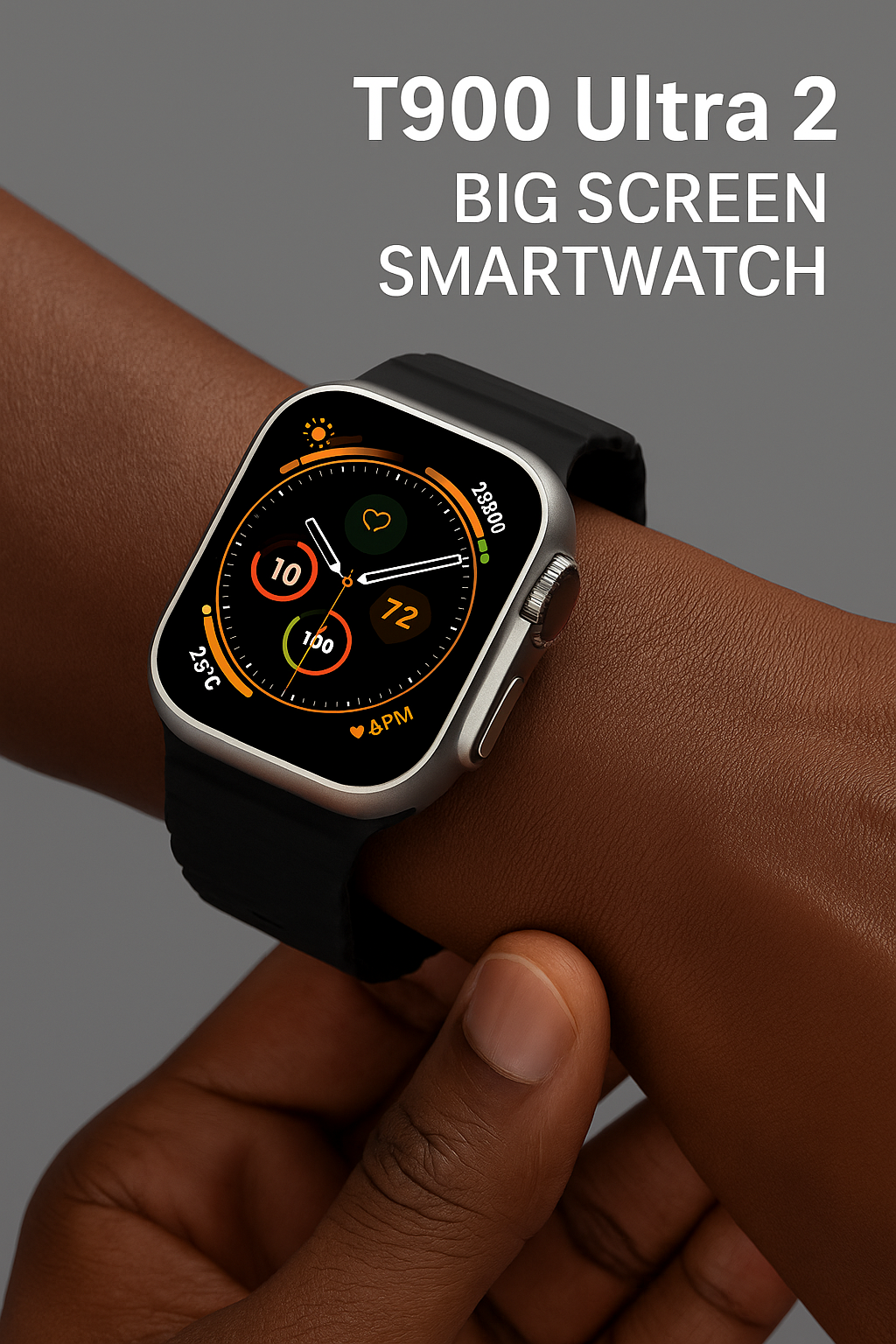 900 Ultra 2 Smartwatch – Big Display | Fitness & Calling Features