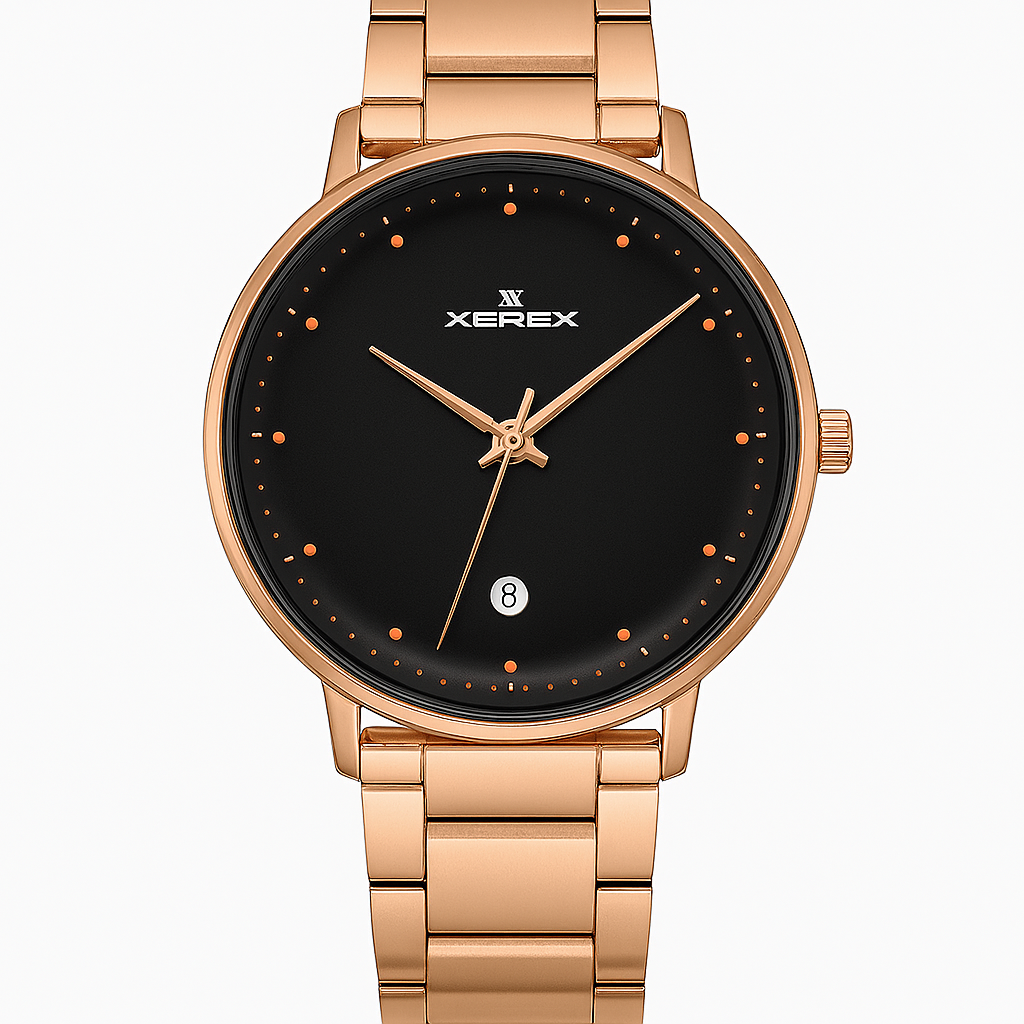 Xerex  Elegance – Stylish Ladies Wristwatch with Date Display & Sleek  Chain