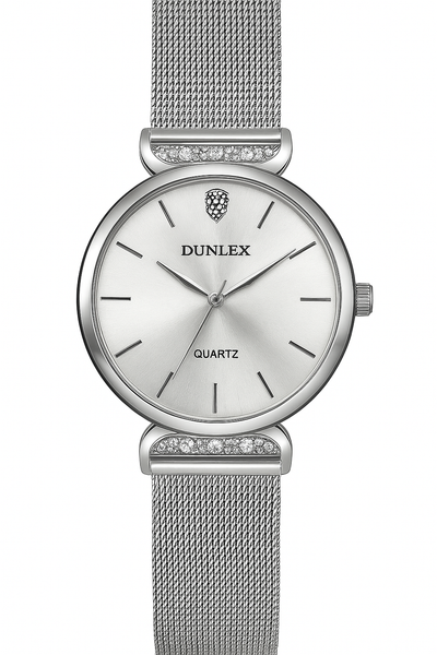 Duriex Women’s Quartz Watch – Silver Mesh Strap & Elegant Dial