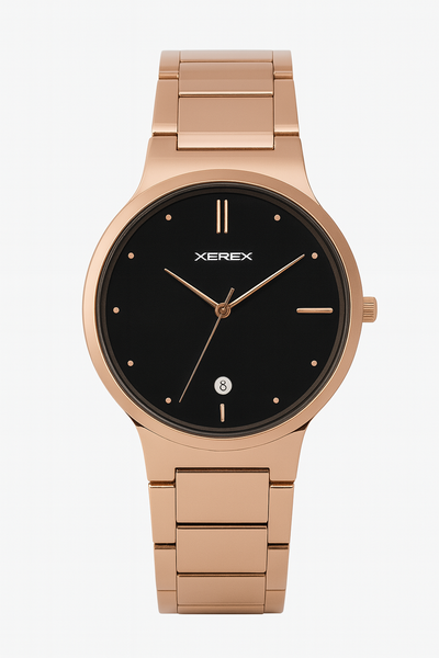 Xerex  Elegance – Stylish Ladies Wristwatch with Date Display & Sleek  Chain