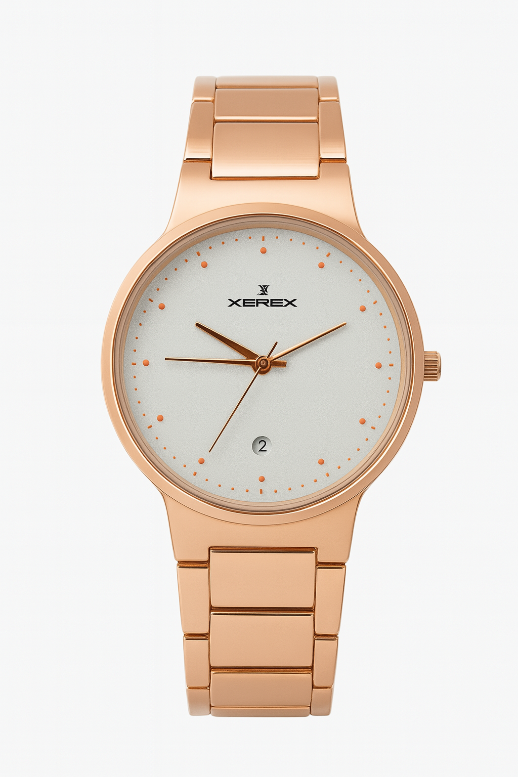 Xerex  Elegance – Stylish Ladies Wristwatch with Date Display & Sleek  Chain