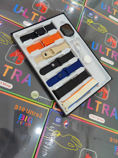 S10 Ultra 2 Smartwatch – 7-in-1 Straps | Bluetooth Calling & Fitness Tracker