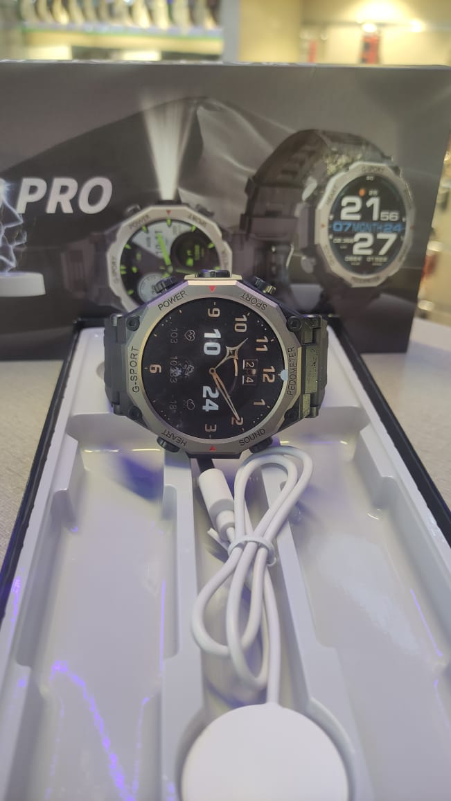 GT6 Pro Sports Smartwatch – 1.39” AMOLED Display | Bluetooth Calling & Health Tracking