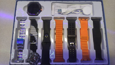 7-in-1 Ultra Smartwatch – 1.52” Touch Display, Bluetooth Calling, Fitness & Health Tracker (Android & iOS)