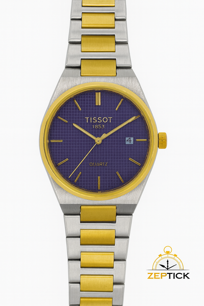 Tissot 1853 Two-Tone Quartz Watch – Luxury Gold & Silver Strap | Zeptick