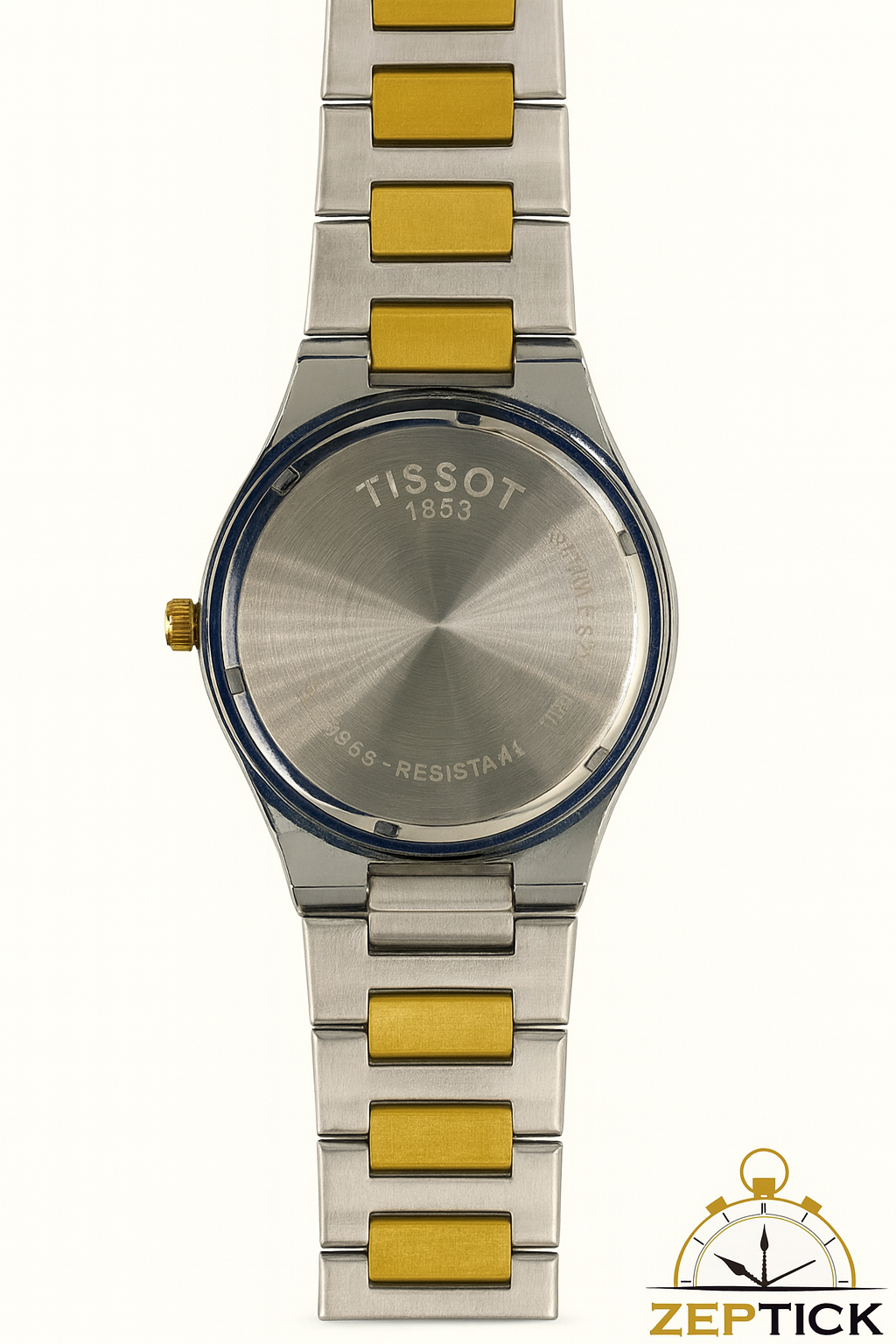 Tissot 1853 Two-Tone Quartz Watch – Luxury Gold & Silver Strap | Zeptick