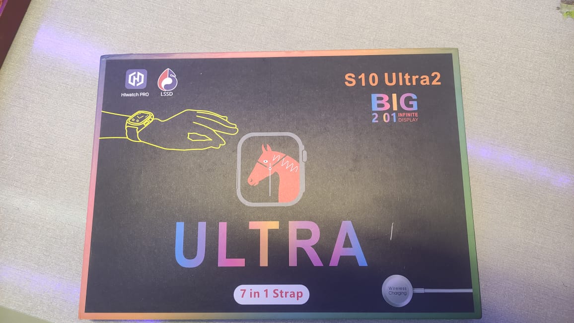 S10 Ultra 2 Smartwatch – 7-in-1 Straps | Bluetooth Calling & Fitness Tracker