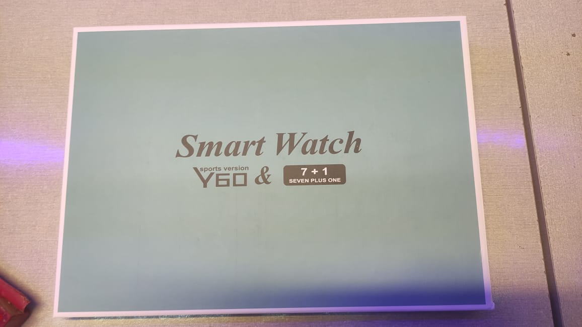 Y60 Smartwatch – 2.03” TFT Display, Fitness & Health Tracker, IP67 Waterproof, Bluetooth 5.0